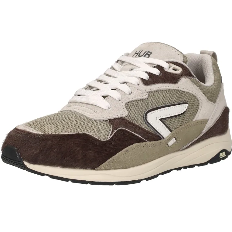 Hub Wave Pony sneaker bruin, foto 3