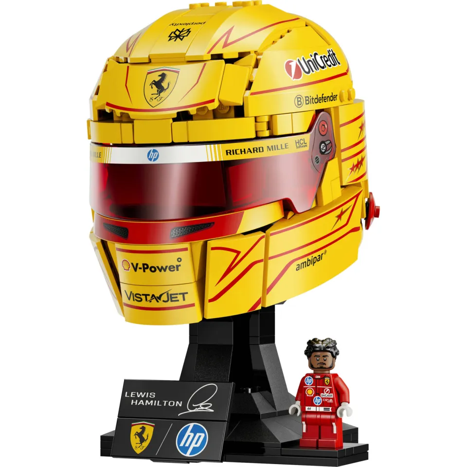 Lego Editions Vehicles Scuderia Ferrari HP Helm van Lewis Hamilton Set 43022, foto 5
