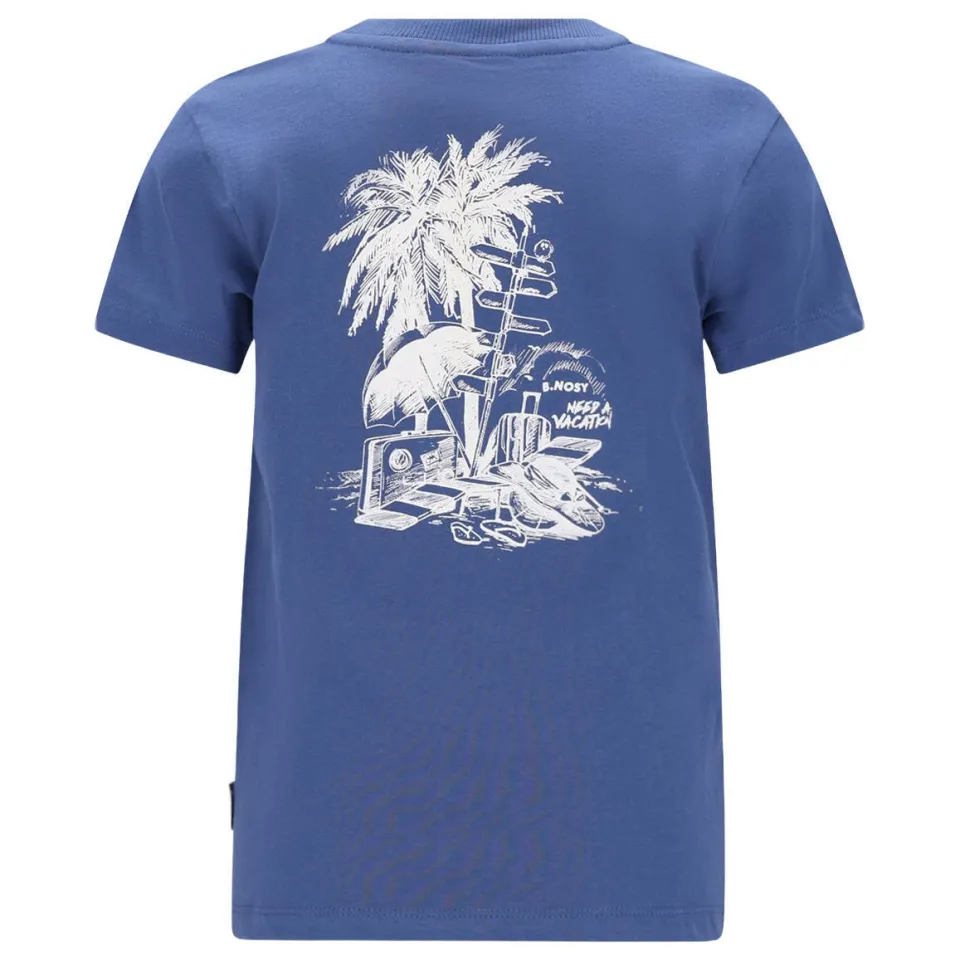 B.Nosy T-shirt met backprint blauw, foto 4