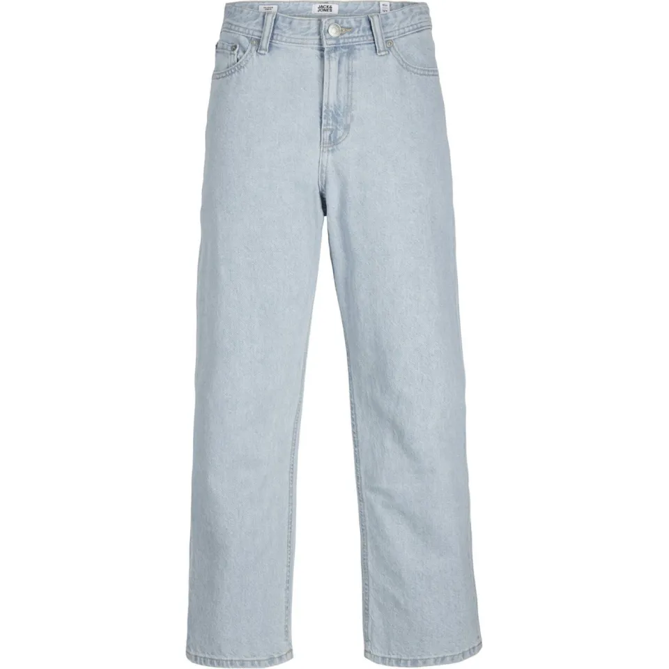 Jack & Jones JUNIOR high waist baggy fit jeans light blue denim, foto 2