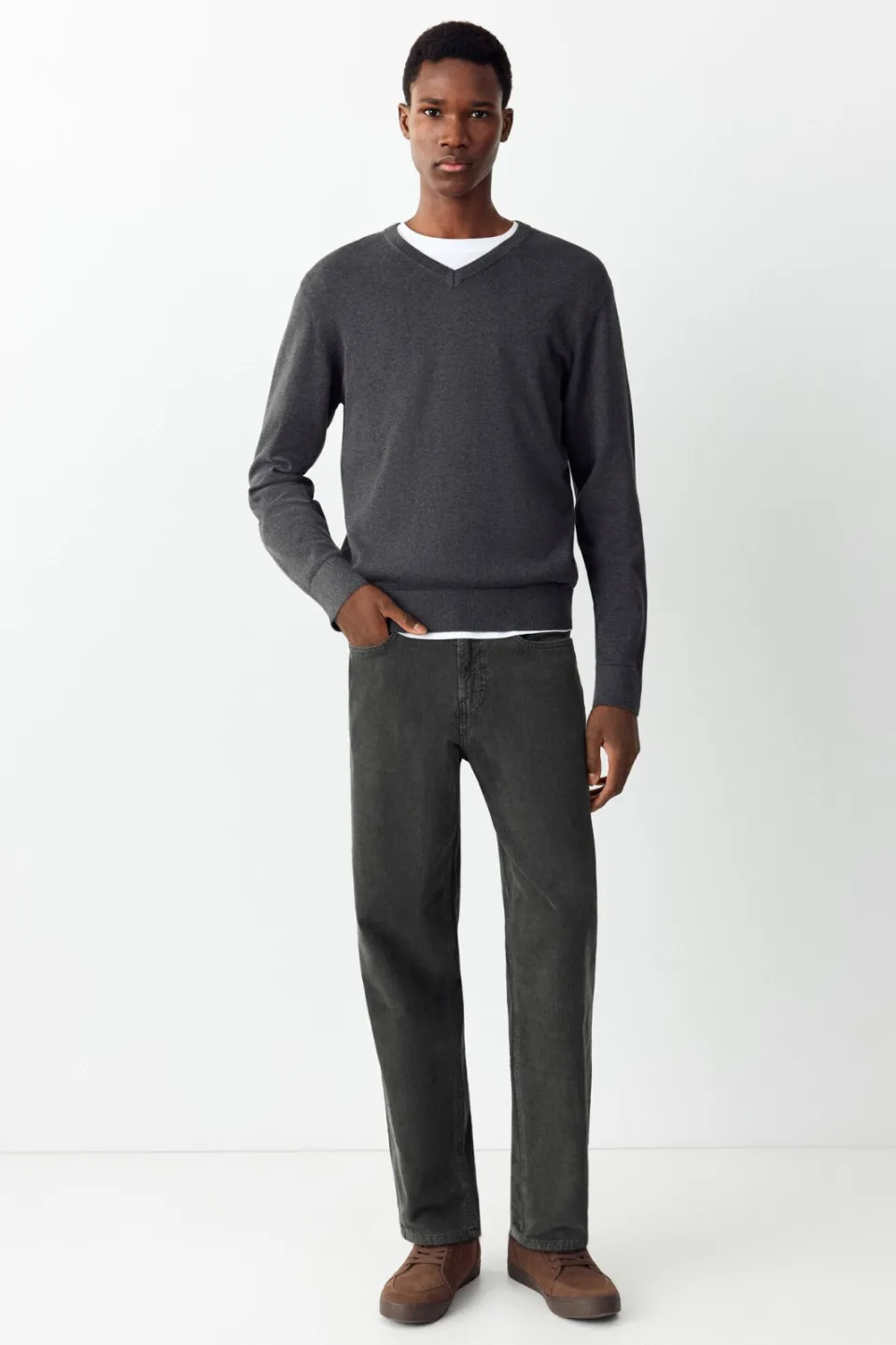 Mango TEEN relaxed fit regular fit jeans - antraciet