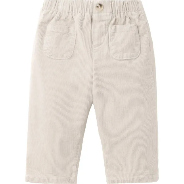 Mango Kids corduroy casual broek beige