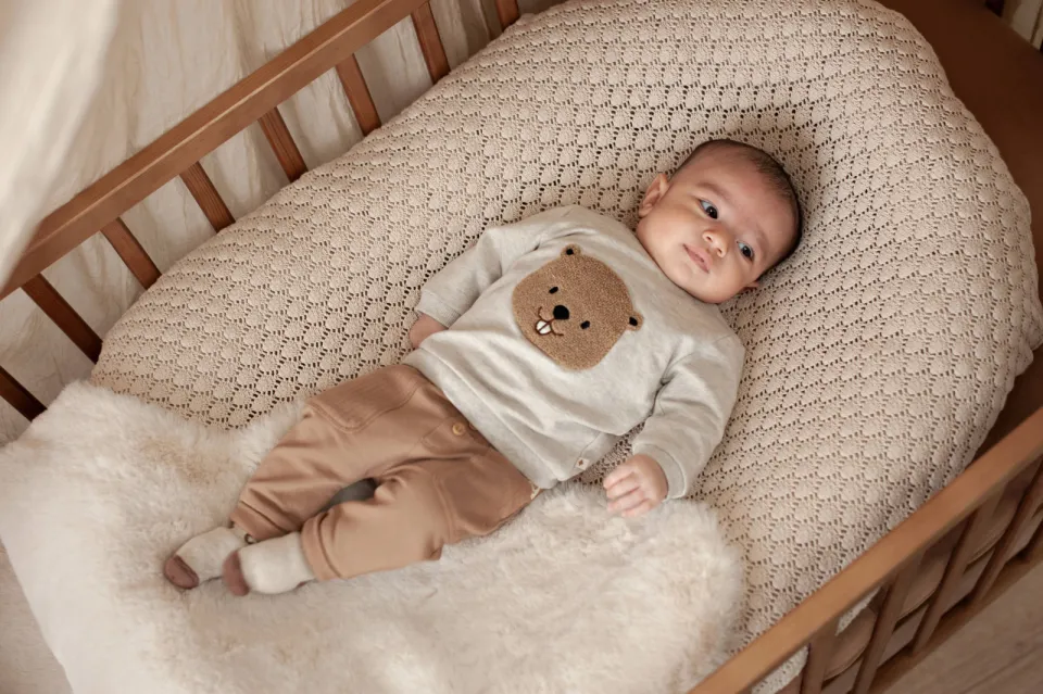 Feetje Tiny Timber Tales babybroek lichtbruin, foto 7