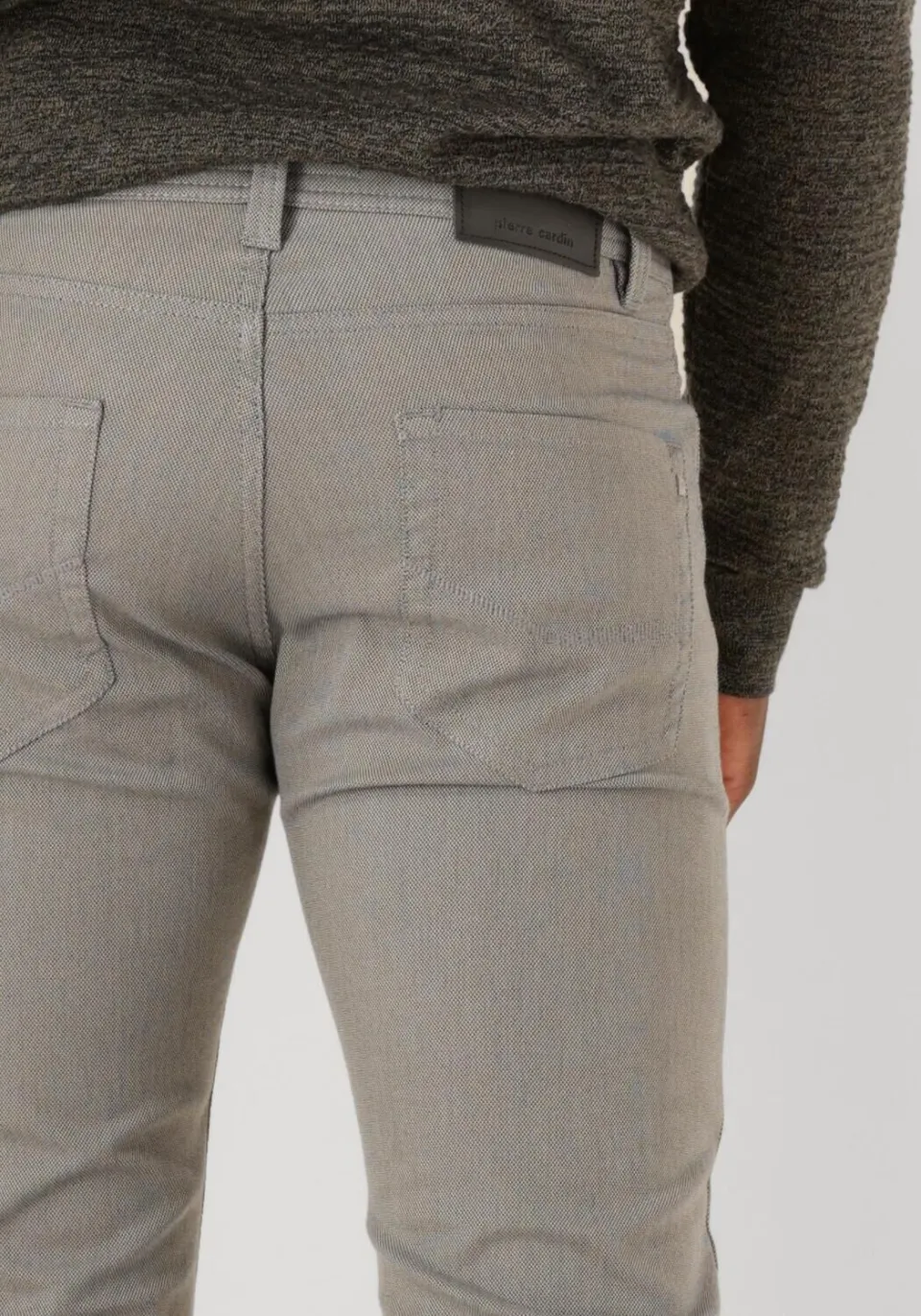 Pierre Cardin Heren Jeans Lyon Tapered - Lichtgrijs, foto 4