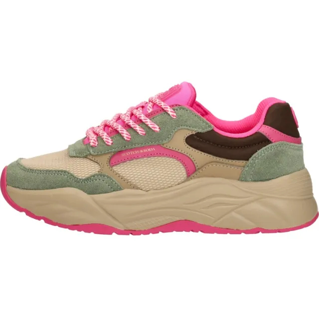 Scotch & Soda Celeste lage sneakers groen, foto 2