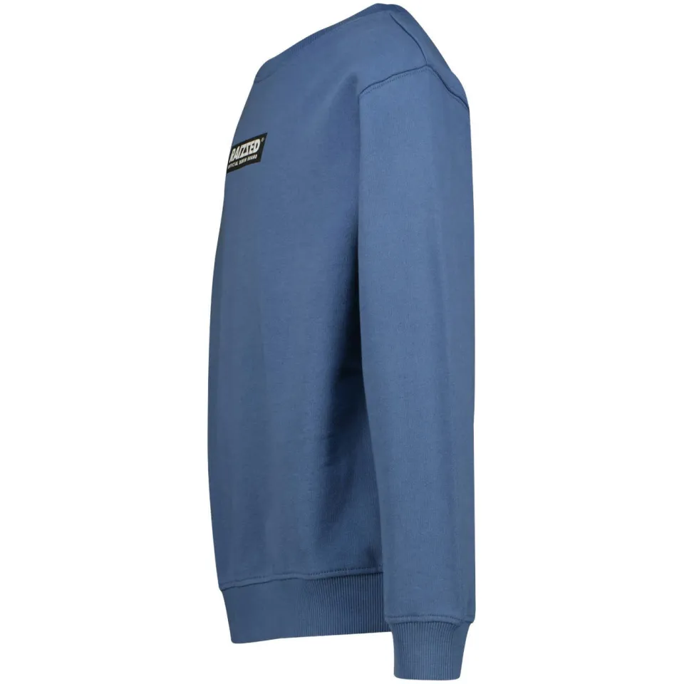Raizzed sweater met logo - blauw, foto 5