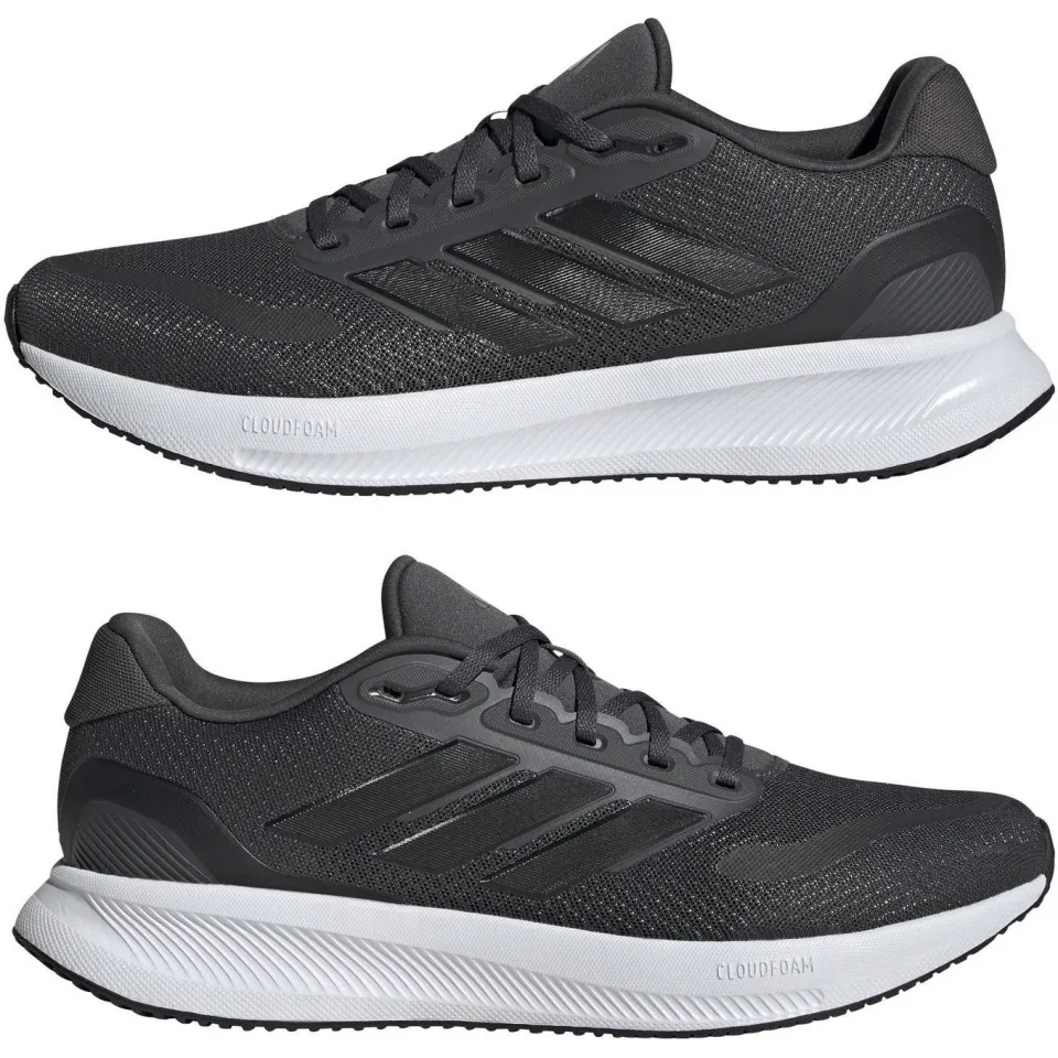 Adidas Performance Runfalcon 5 hardloopschoenen grijs/zwart/wit, foto 3
