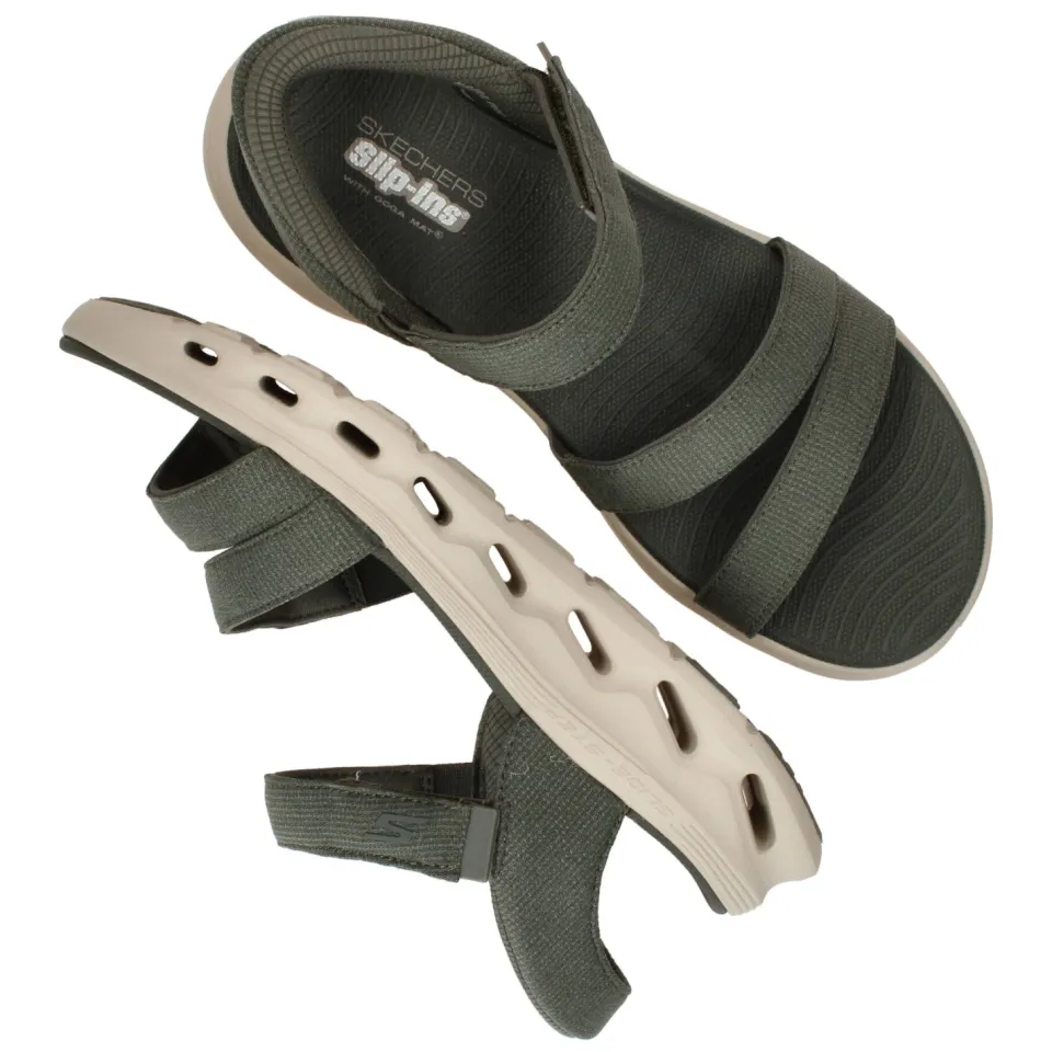 Skechers Go Walk Glide-Step 2.0 sandalen groen, foto 7