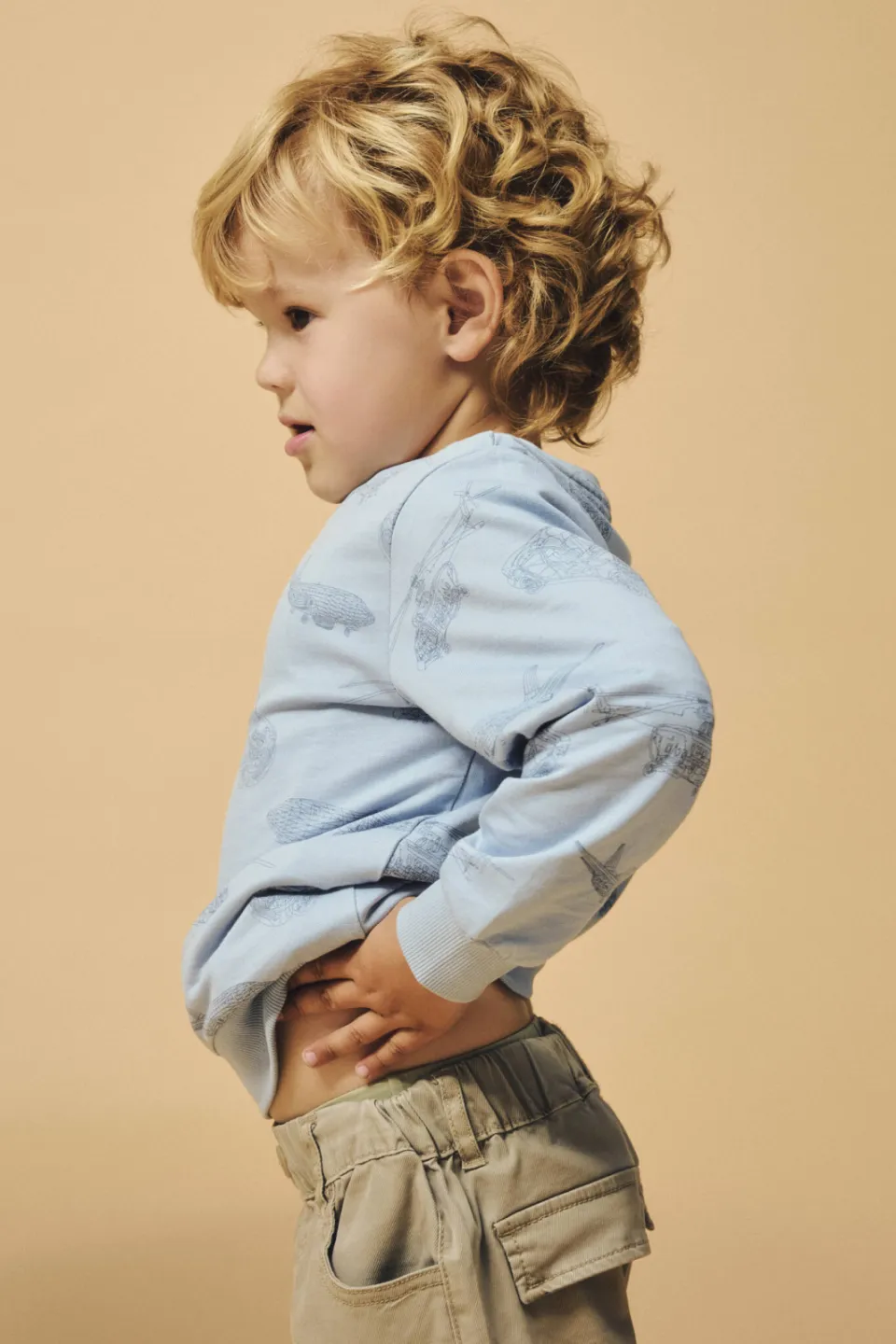 NAME IT MINI sweater blauw, foto 4