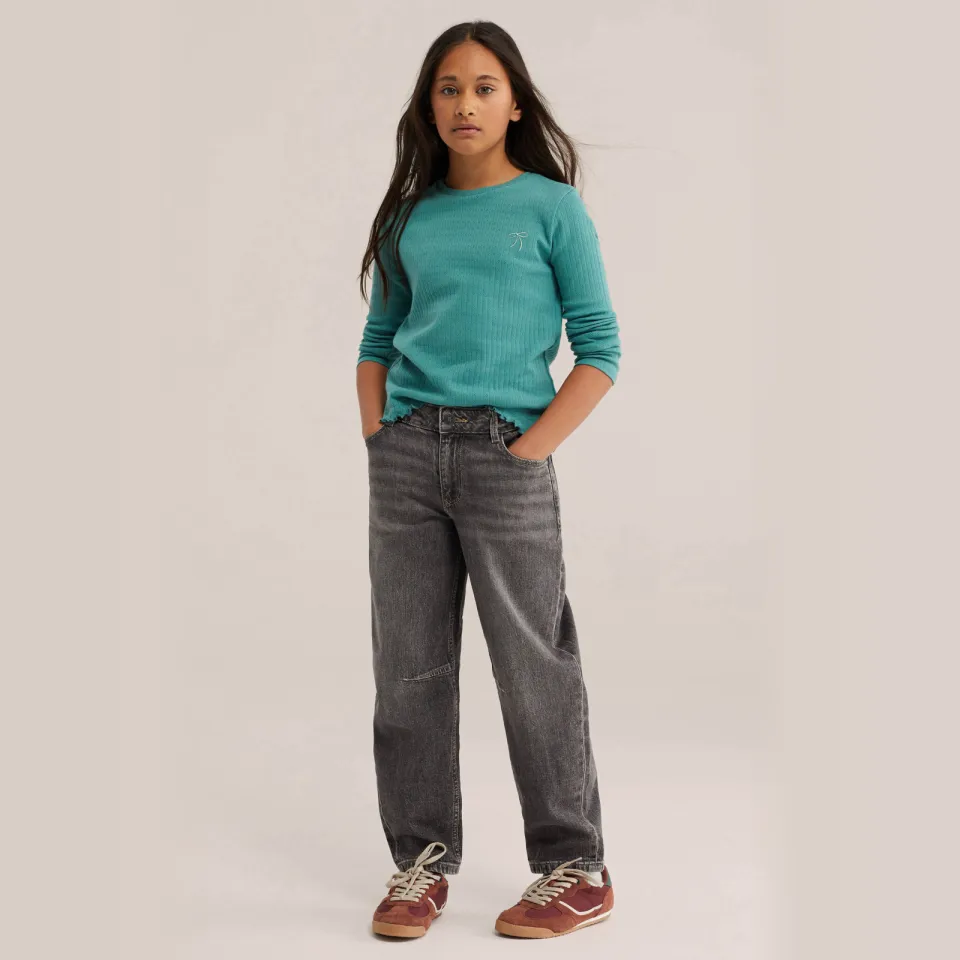 WE Fashion longsleeve groen, foto 4