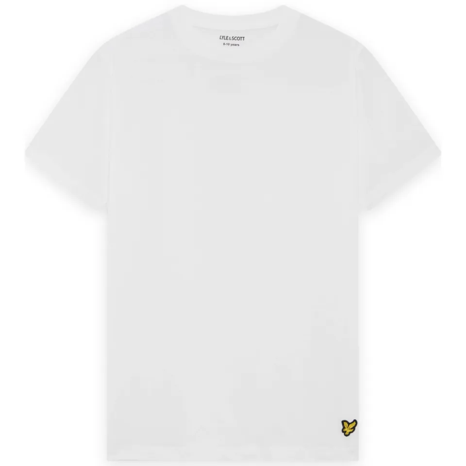 Lyle & Scott T-shirts - wit (set van 3), foto 2
