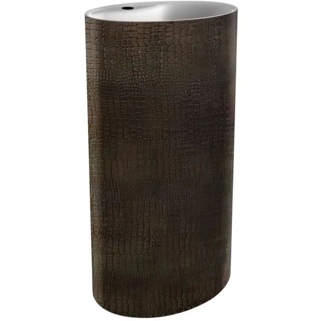 Best Design Wash-First-Croco staande wastafel bruin