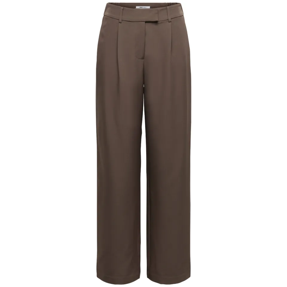 Only ONLLINDA-BERRY wide leg pantalon bruin, foto 2