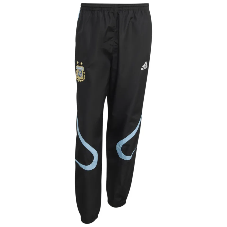 Adidas Argentinië Trainingsbroek 2006 Donkerblauw Lichtblauw Goud, foto 2