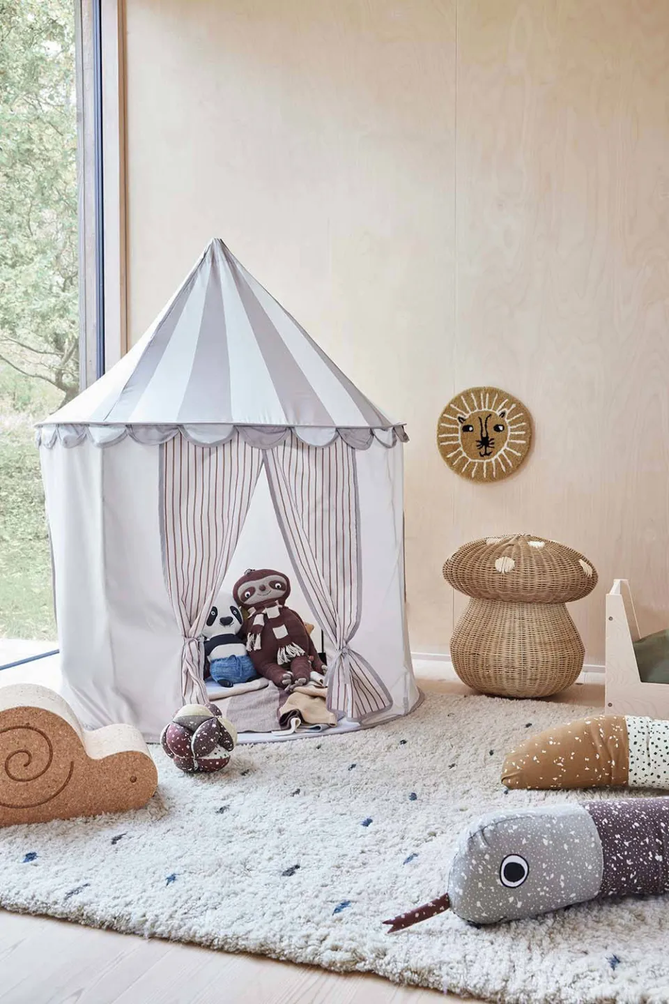 OYOY Mini Playtime circustent beige, foto 3