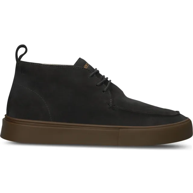 Blackstone Ruby Jerrik - Bitumen - Suede chukka dark grey
