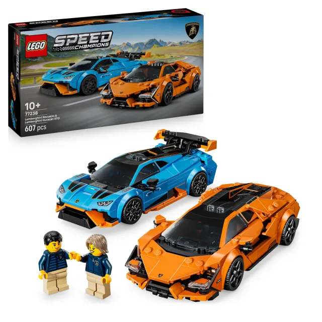 Lego Speed Champions Lamborghini Revuelto en Huracán STO 77238, foto 2