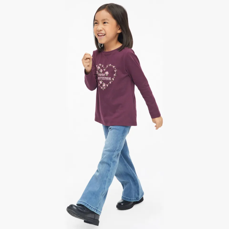 s.Oliver longsleeve met print aubergine, foto 4