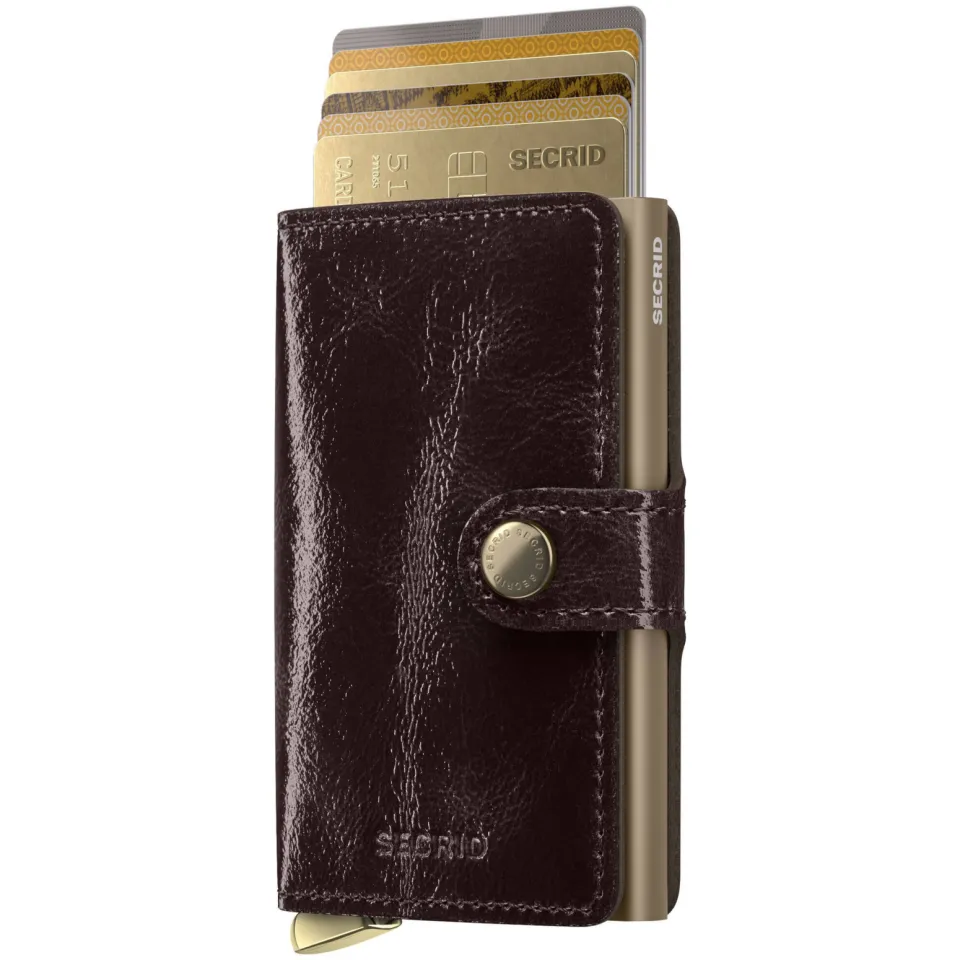 Secrid Miniwallet pasjeshouder Naplak donkerbruin, foto 4