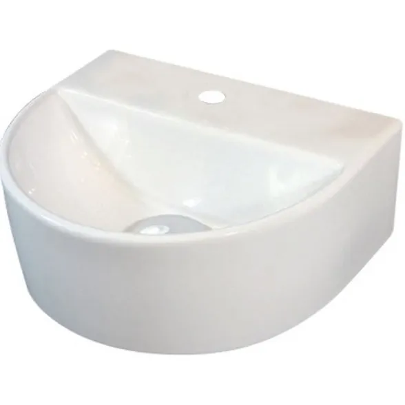 Best Design Keramische compacte fontein Moon wit