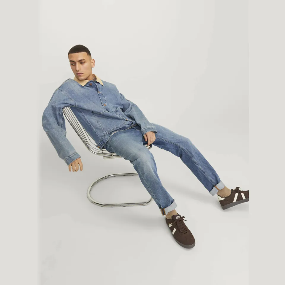 Jack & Jones JEANS INTELLIGENCE regular fit jeans JJICLARK JJORIGINAL blue denim 416 Blue Denim