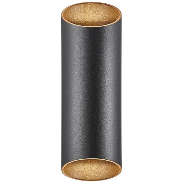 Nordlux wandlamp buiten Nico - rond - zwart Black