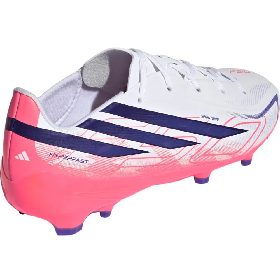 Adidas Performance F50 Hyperfast League junior voetbalschoenen - roze/paars, foto 4