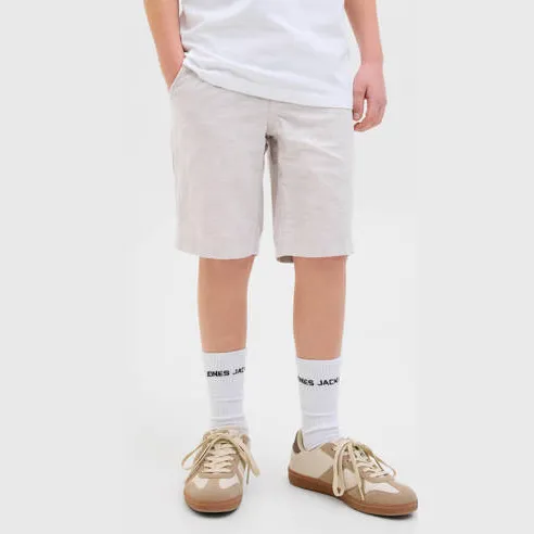 Jack & Jones casual korte broek lichtgrijs, foto 6