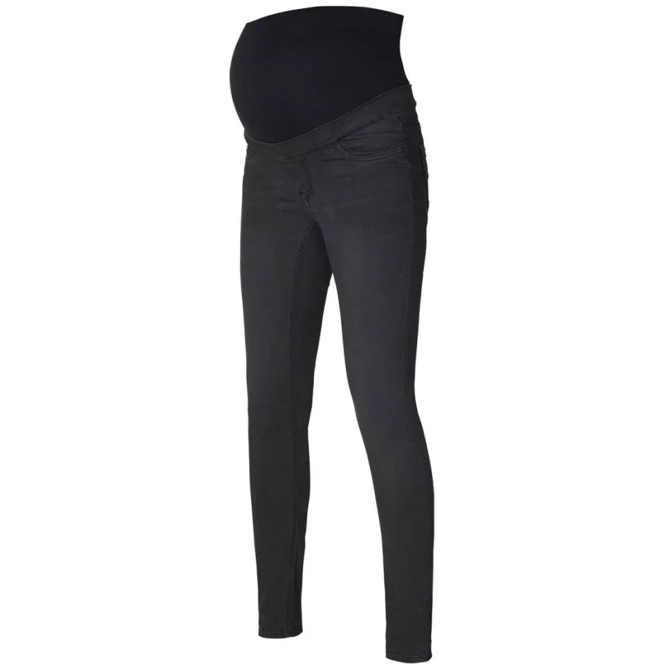Noppies maternity zwangerschaps jegging Ella black denim, foto 2