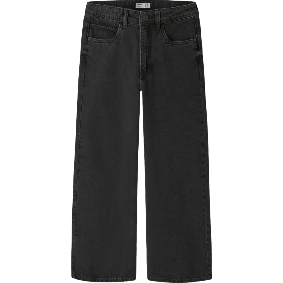 NAME IT KIDS straight leg jeans - zwart, foto 2