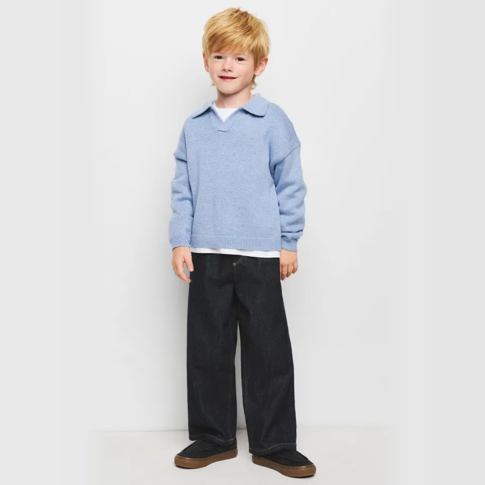 Mango Kids gebreide trui - lichtblauw, foto 4