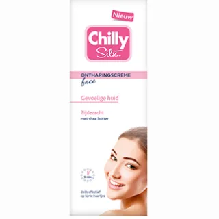 Chilly Silx Ontharingscreme Gezicht Gevoelige Huid