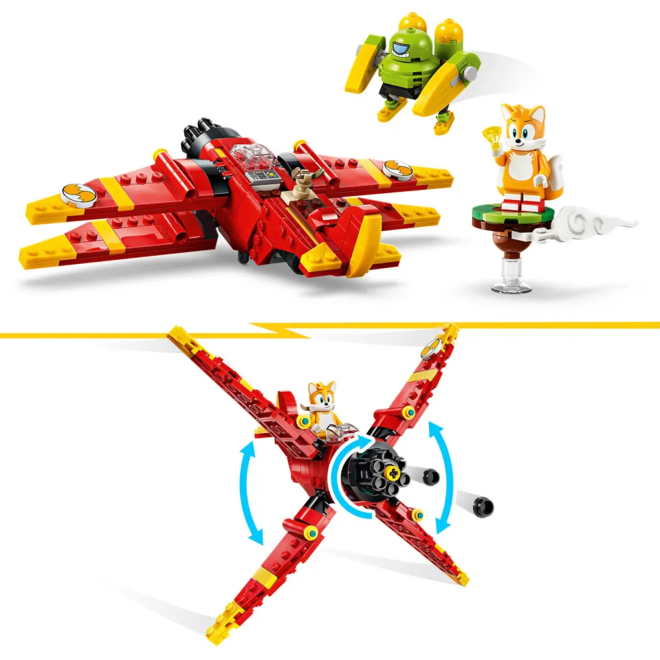 Lego Sonic the Hedgehog Tails en zijn Tornado-1 Vliegtuig Speelgoed 77119, foto 7