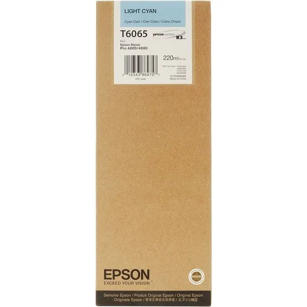 Epson C13T606540 Inktcartridge Licht-cyaan