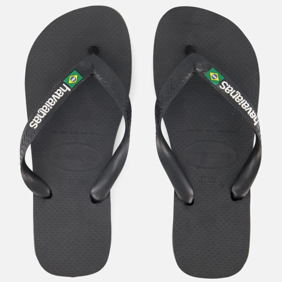 Havaianas Brasil Slippers zwart Rubber, foto 2