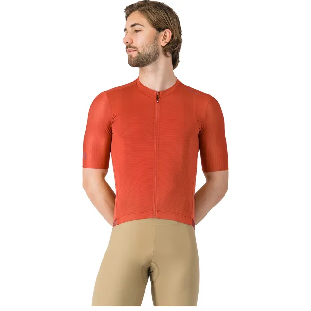 Castelli fietsshirt met korte mouwen Espresso 2 Rood