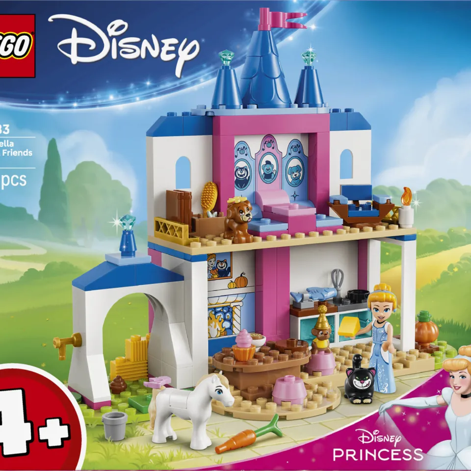 Lego Disney Princess Assepoesters kasteel met dierenvriendjes 43283, foto 2