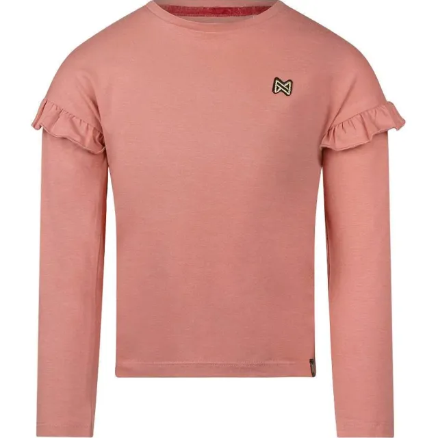Koko Noko longsleeve met ruches roze, foto 2