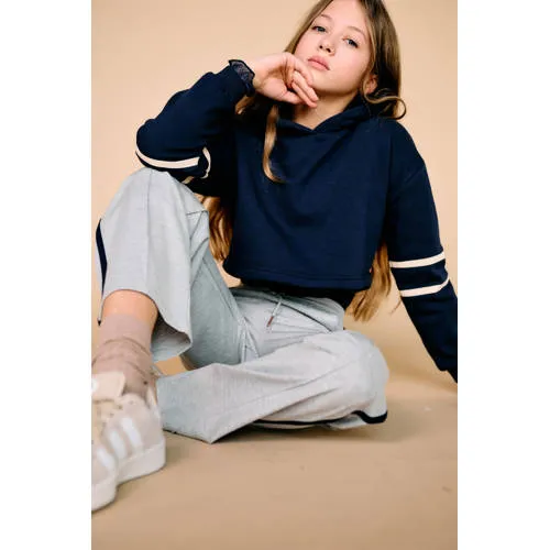 NoBell’ hoodie met print - donkerblauw, foto 4