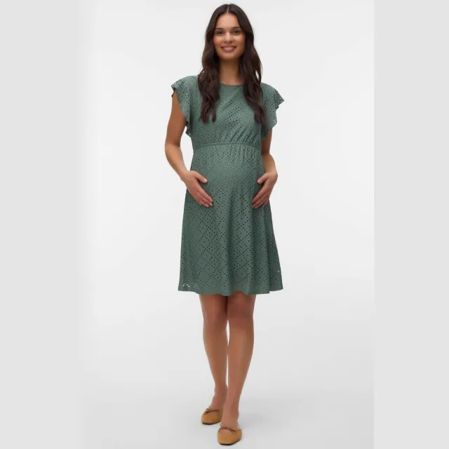 Vero Moda MATERNITY zwangerschapsjurk groen