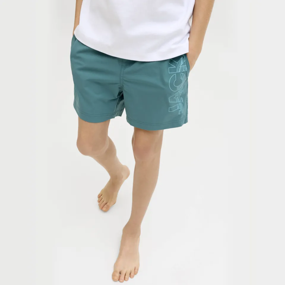 Jack & Jones JUNIOR zwemshort petrol, foto 7