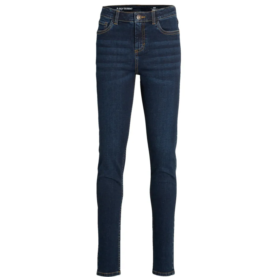 Anytime skinny jeans donkerblauw, foto 3