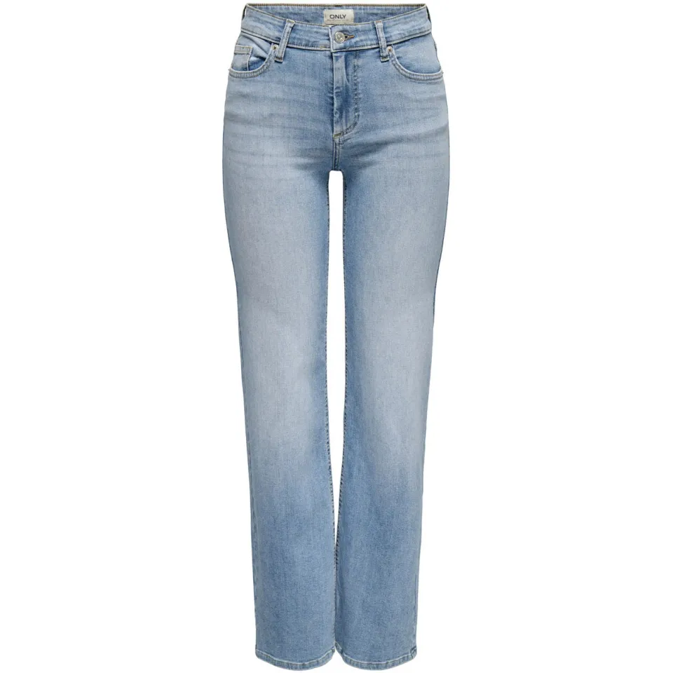 Only straight fit jeans van katoenmix model 'BLUSH' Jeansblauw