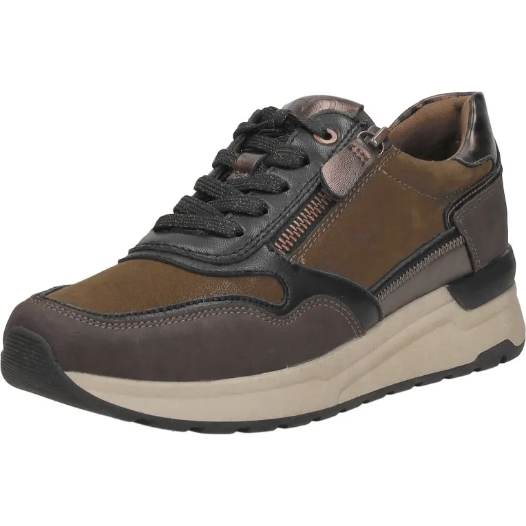 Marco Tozzi sneaker middelbruin, foto 3