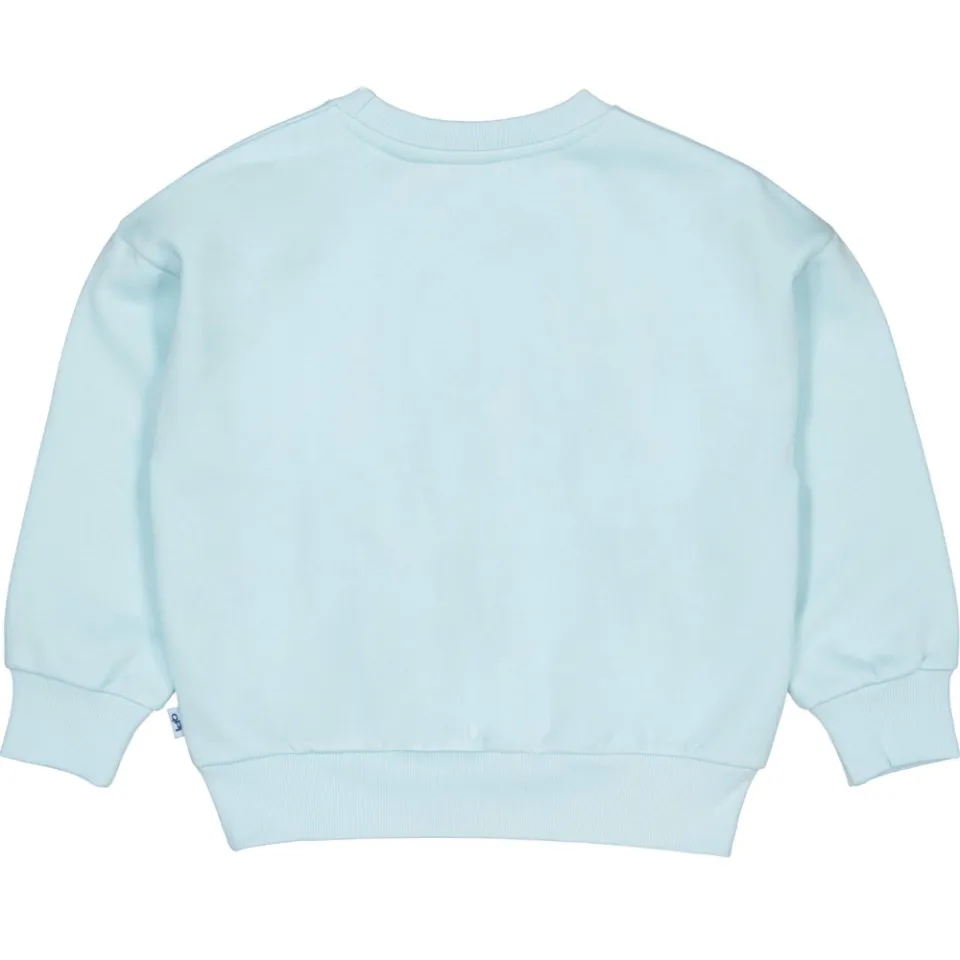 QPI sweater met print - lichtblauw, foto 2