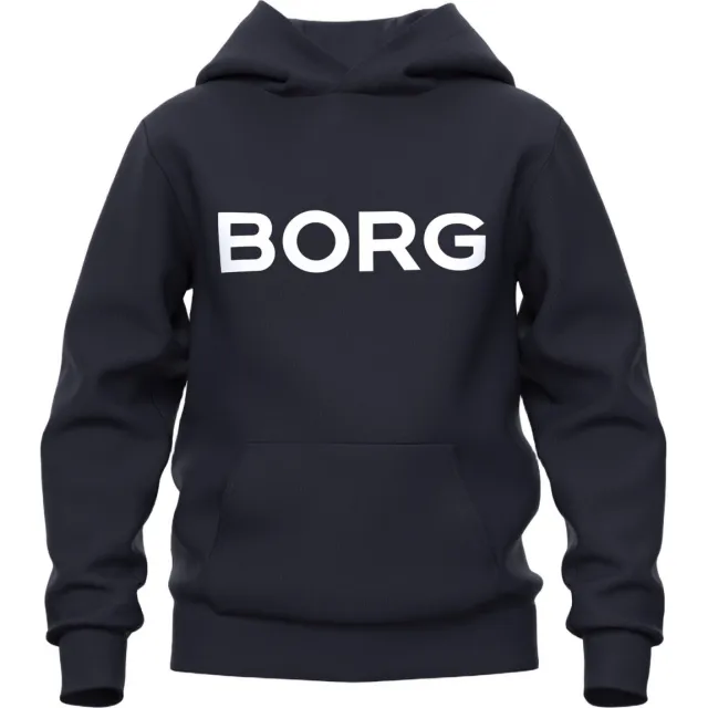 Björn Borg hoodie met logo - donkerblauw