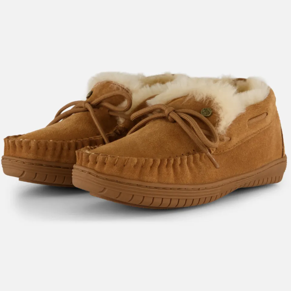 Warmbat Bunya pantoffels cognac, foto 6