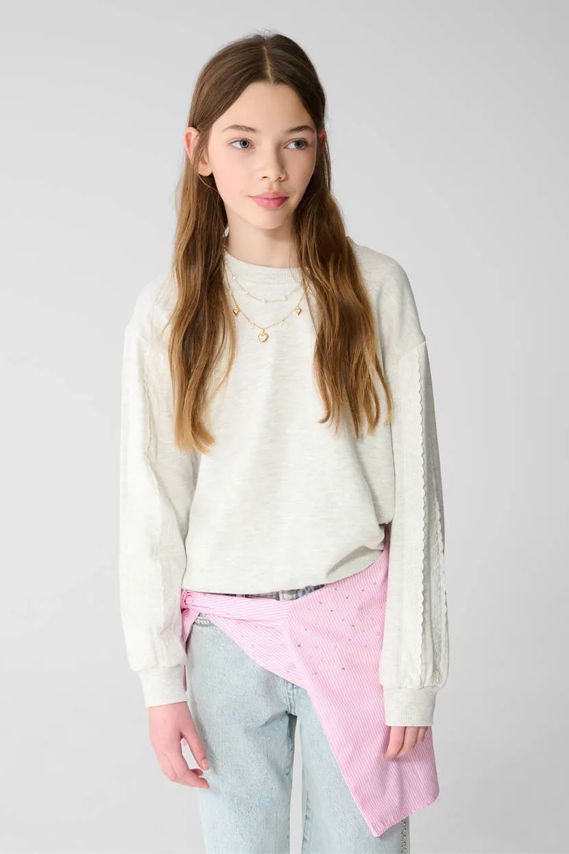 Shoeby sweater - lichtgrijs