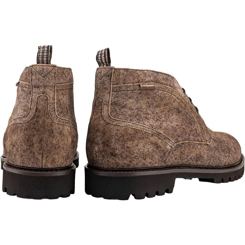 Floris Van Bommel De Floter 01.08 suède veterschoenen - taupe, foto 2