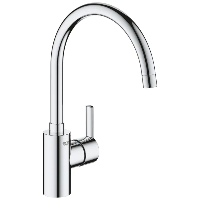 Grohe Keukenkraan GROHE Feel Mengkraan 1-Gats Met Instelbare Hoge Uitloop Chroom